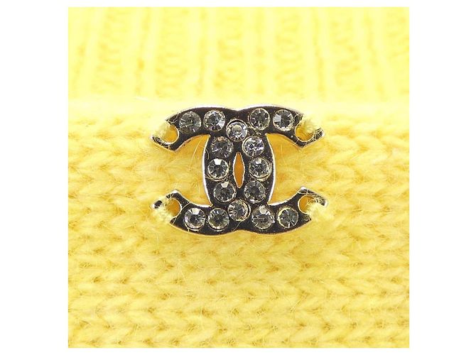 Timeless Chanel 100 Percent Cashmere Strickware Gelb - Ansicht 7