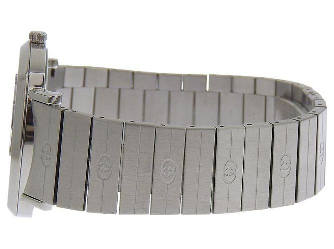 Gucci Grip Uhr aus Edelstahl Silber - Ansicht 4