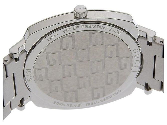 Gucci Grip Uhr aus Edelstahl Silber - Ansicht 6