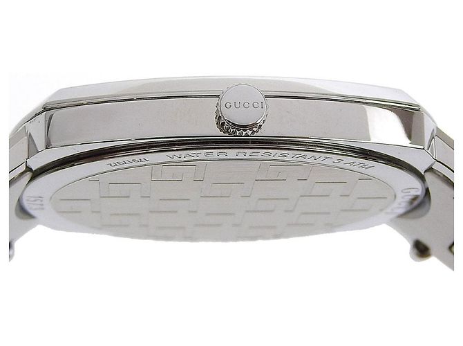 Gucci Grip Uhr aus Edelstahl Silber - Ansicht 7