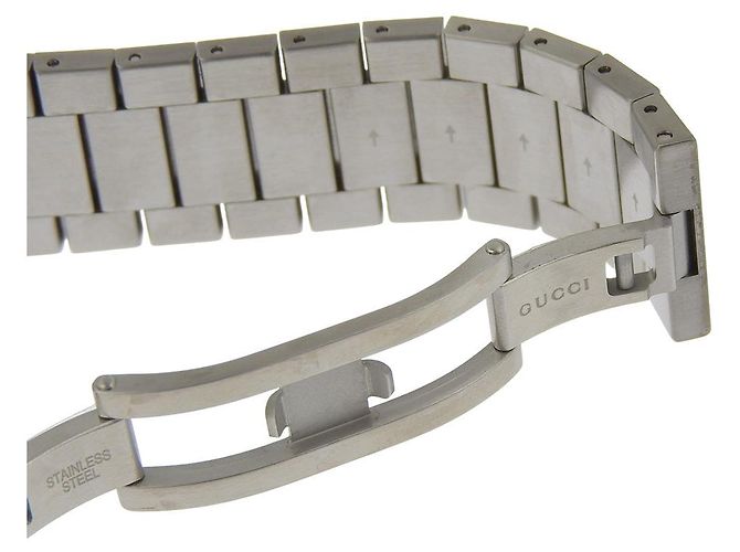 Gucci Grip Uhr aus Edelstahl Silber - Ansicht 8