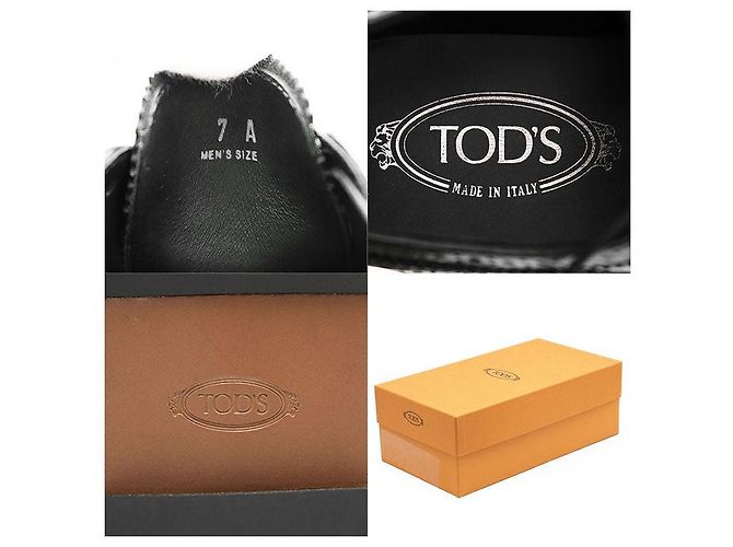 Tod's Scarpe Derby in pelle Tod’s Nero - vista 10