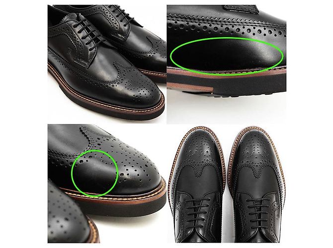 Tod's Scarpe Derby in pelle Tod’s Nero - vista 3