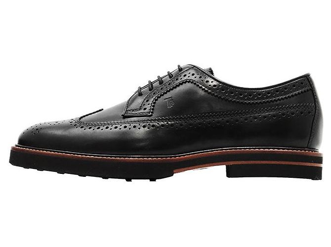 Tod's Scarpe Derby in pelle Tod’s Nero - vista 7