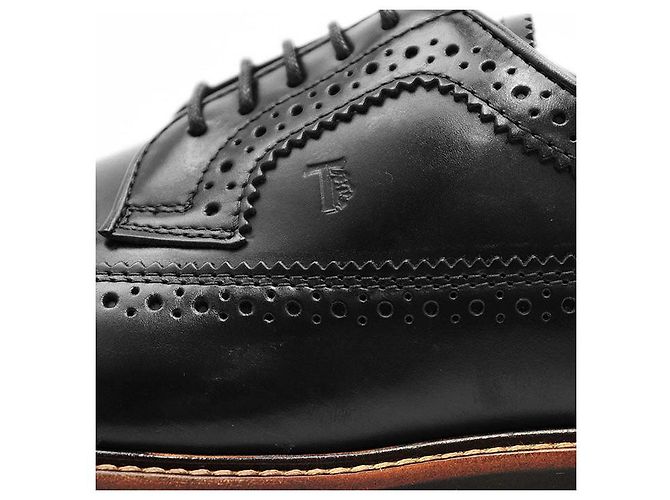 Tod's Scarpe Derby in pelle Tod’s Nero - vista 8