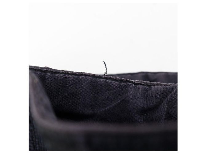Hermès Hermes Amedaba Cabas de Poche Canvas Shoulder Bag Nero - vista 15