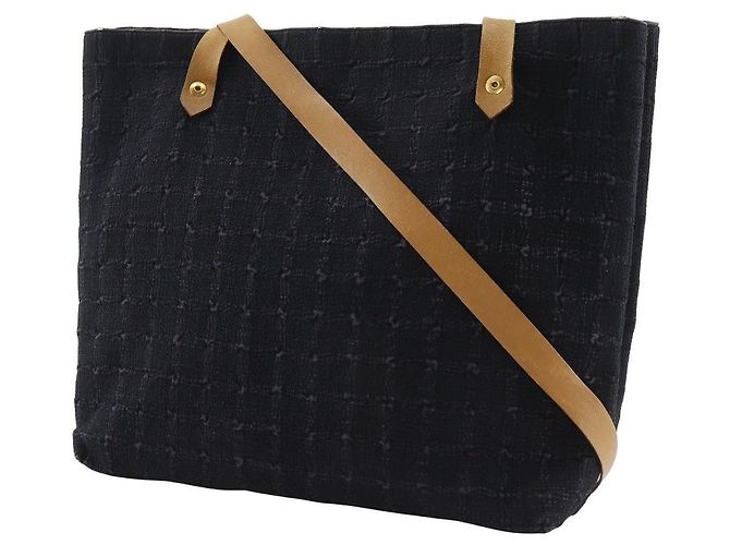 Hermès Hermes Amedaba Cabas de Poche Canvas Shoulder Bag Nero - vista 2