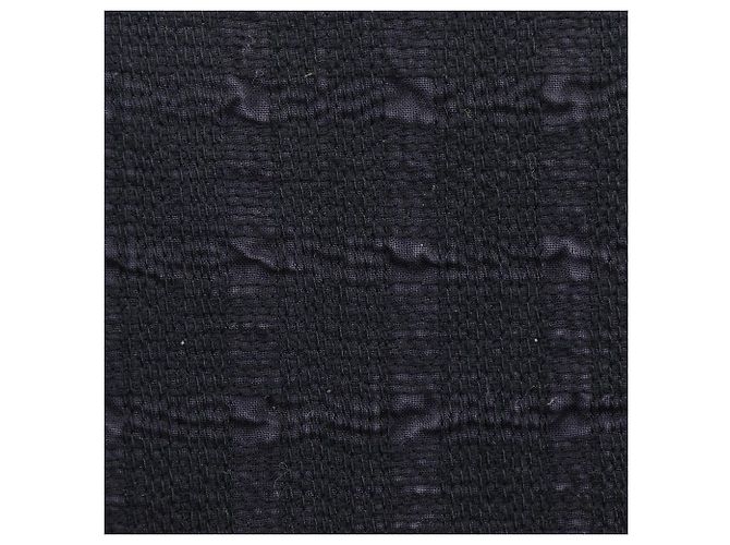 Hermès Hermes Amedaba Cabas de Poche Canvas Shoulder Bag Nero - vista 8