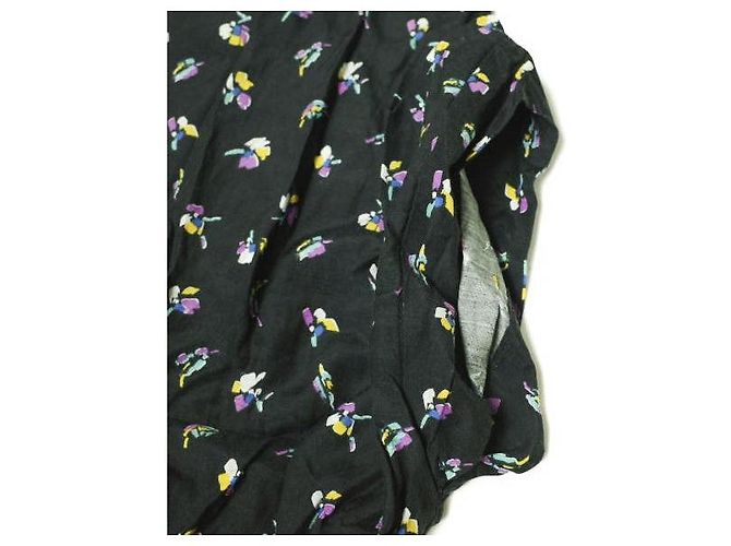 Autre Marque dahl'ia Cupra Cotton Kleid Schwarz - Ansicht 5