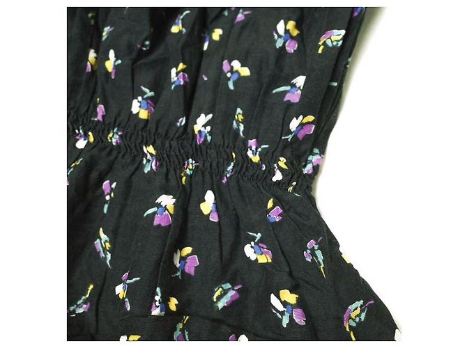 Autre Marque dahl'ia Cupra Cotton Kleid Schwarz - Ansicht 6