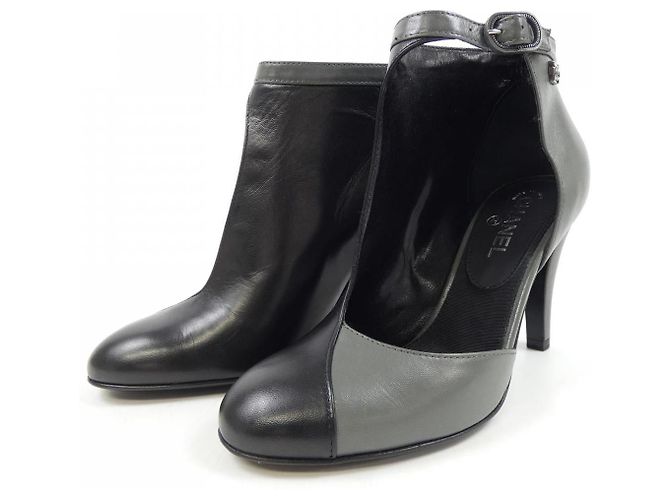 Timeless Zapatos de tacón Chanel Castaño Negro - vista 3