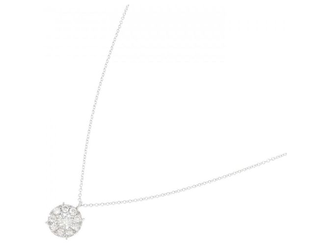 Autre Marque Collana in oro bianco Au750 e diamanti Argento - vista 2