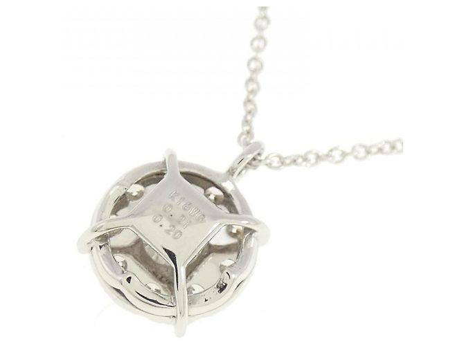 Autre Marque Collana in oro bianco Au750 e diamanti Argento - vista 4