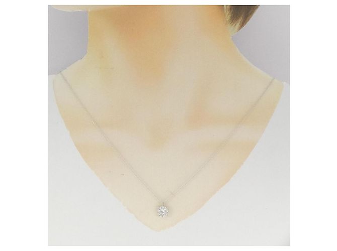 Autre Marque Collana in oro bianco Au750 e diamanti Argento - vista 6