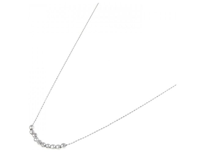 Autre Marque Collier en or blanc Au750 Argenté - vue 2
