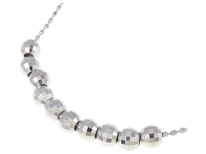 Autre Marque Collier en or blanc Au750 Argenté - vue 3