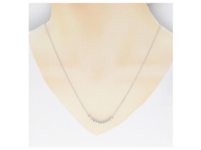 Autre Marque Collier en or blanc Au750 Argenté - vue 6