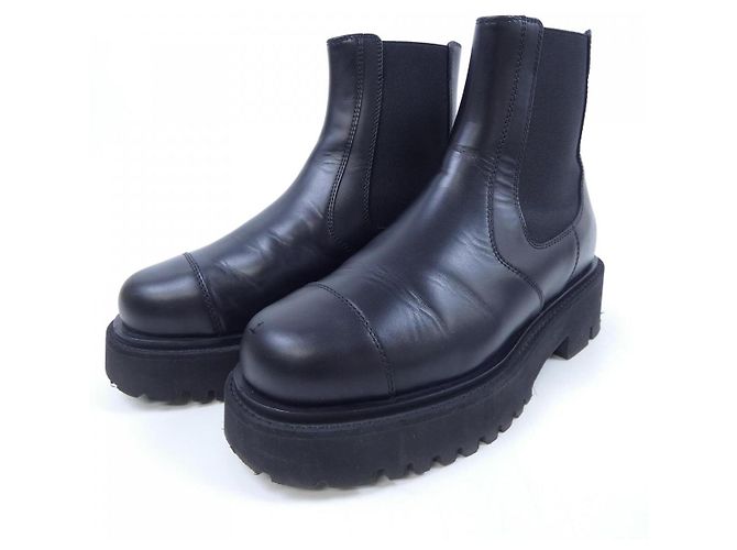 Timeless Botas de piel de becerro Chanel G45784B17237 Negro - vista 3