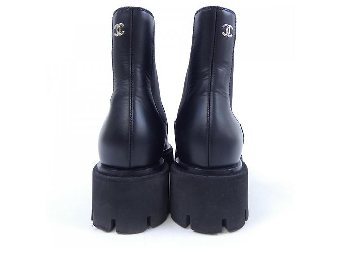 Timeless Botas de piel de becerro Chanel G45784B17237 Negro - vista 5