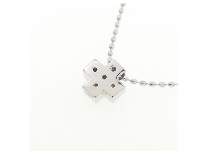 Autre Marque Collana in oro bianco Au750 e diamanti Argento - vista 4