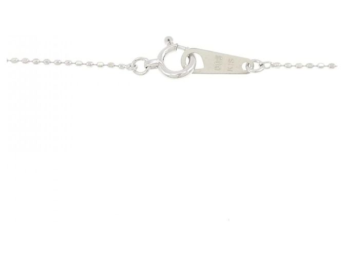 Autre Marque Collana in oro bianco Au750 e diamanti Argento - vista 5