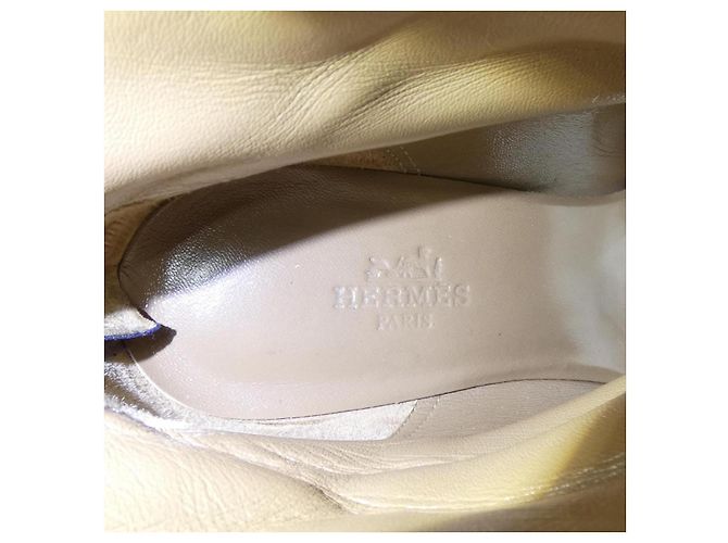 Hermès 172054Z Botas Botas de cuero Azul Azul marino - vista 6