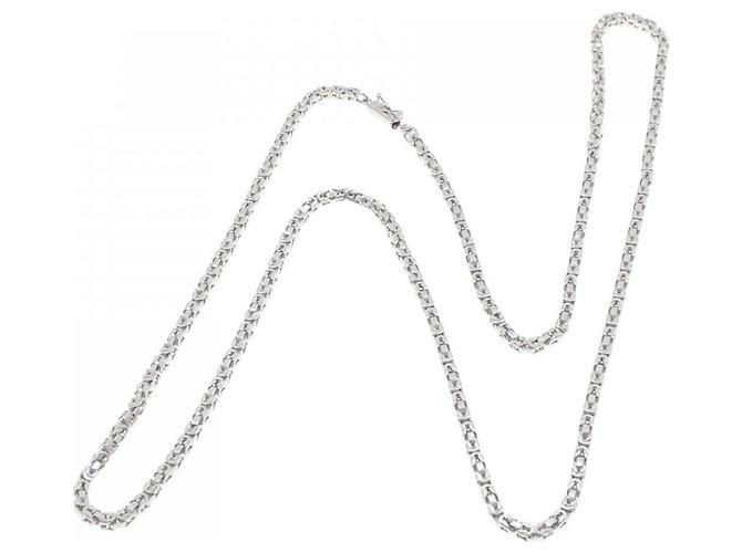 Autre Marque Collana Unoaerre in Oro Bianco Au750 Argento - vista 5