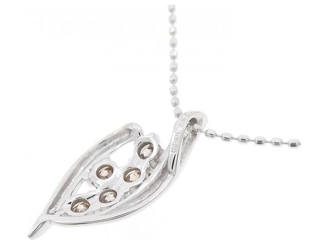Autre Marque Collana in Diamanti K18WG Argento - vista 4