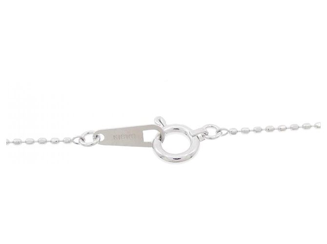 Autre Marque Collana in Diamanti K18WG Argento - vista 5