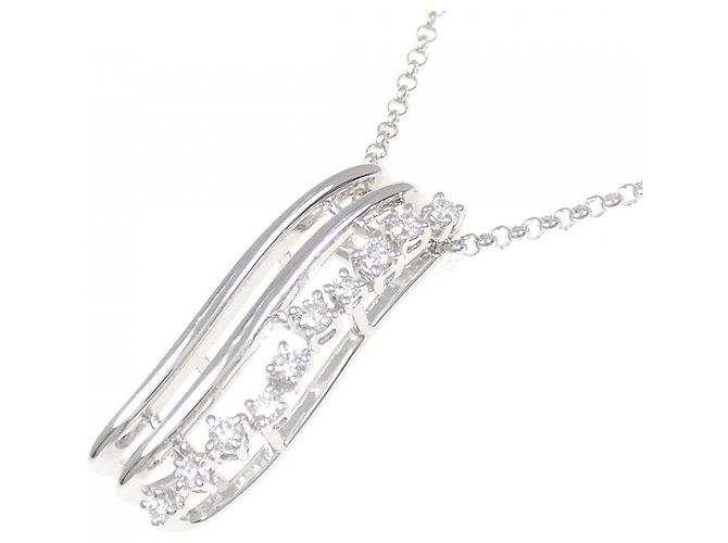 Collana Tasaki in oro Au750 e diamanti Argento - vista 3
