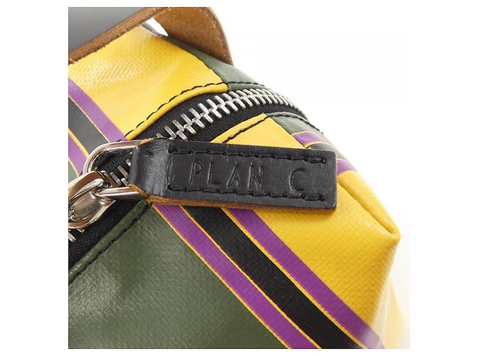 Autre Marque Plan C Tasche Grün Lila Gelb - Ansicht 5