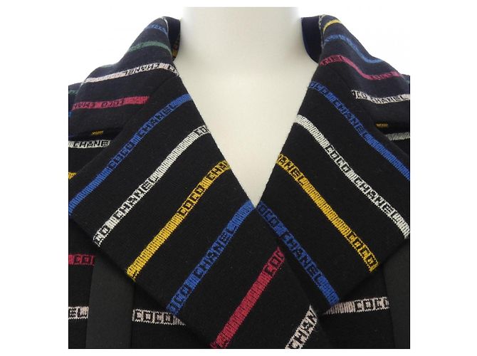Timeless Chanel Jacke Schwarz Rot Grün Gelb - Ansicht 6