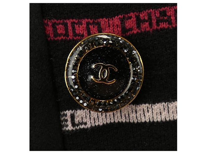 Timeless Chanel Jacke Schwarz Rot Grün Gelb - Ansicht 8