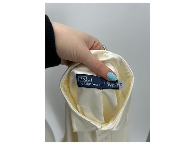 Camicia di seta Polo Ralph Lauren Beige - vista 5