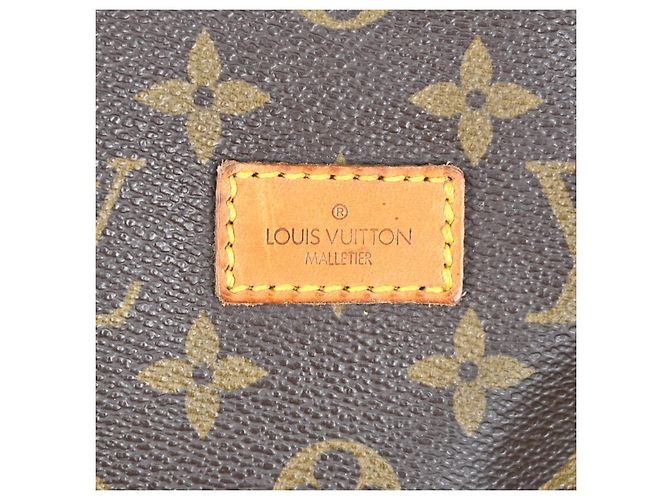 Louis Vuitton Saumur Monogram Canvas 35 Marrone - vista 4