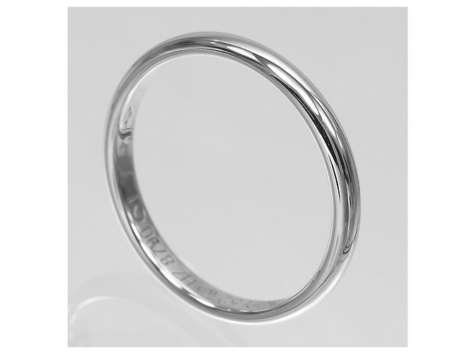 Cartier 1895 Ehering Platin 2.5mm Silber - Ansicht 2