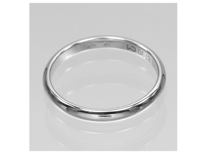 Cartier 1895 Ehering Platin 2.5mm Silber - Ansicht 4
