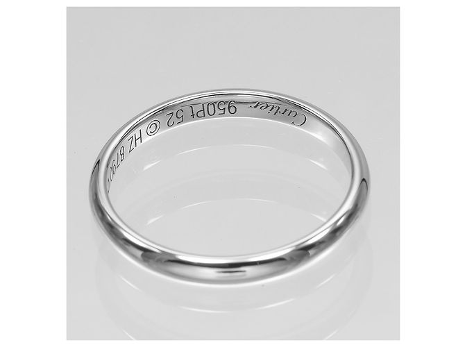 Cartier 1895 Ehering Platin 2.5mm Silber - Ansicht 6