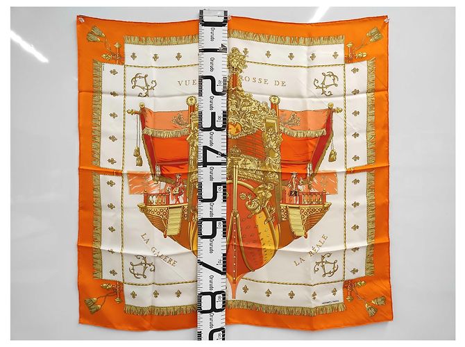 Hermès Hermes Regate Schal Permabrass Orange - Ansicht 2