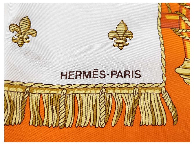 Hermès Hermes Regate Schal Permabrass Orange - Ansicht 3