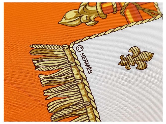 Hermès Hermes Regate Schal Permabrass Orange - Ansicht 4