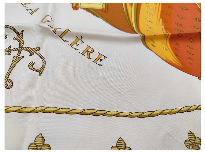 Hermès Hermes Regate Schal Permabrass Orange - Ansicht 5