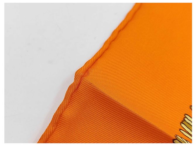Hermès Hermes Regate Schal Permabrass Orange - Ansicht 6