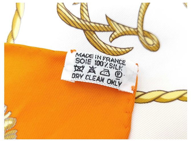 Hermès Hermes Regate Schal Permabrass Orange - Ansicht 7