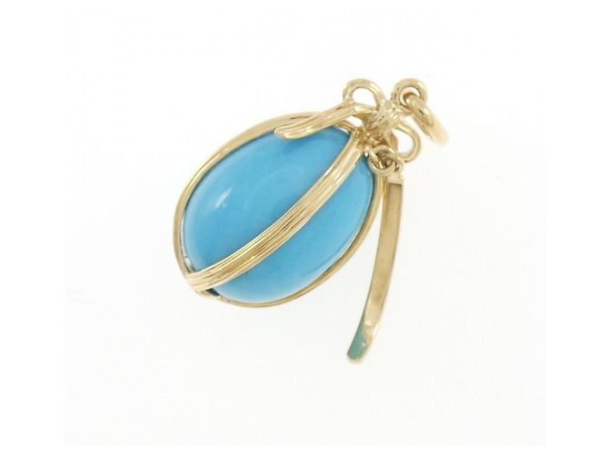 Tiffany & Co Pendente Egg Charm Tiffany D'oro - vista 2