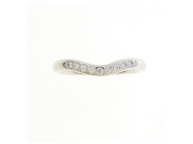 Tiffany & Co. Geschwungener Platinring - Ansicht 2