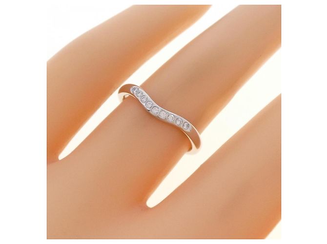Tiffany & Co. Geschwungener Platinring - Ansicht 5