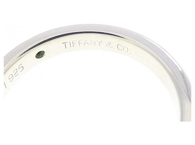 Tiffany & Co Tiffany Silberner Ring mit Smaragd - Ansicht 4