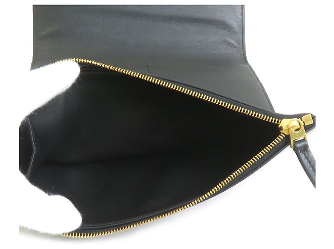 Cartera larga de cuero negro Bottega Veneta - vista 4