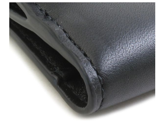 Cartera larga de cuero negro Bottega Veneta - vista 5